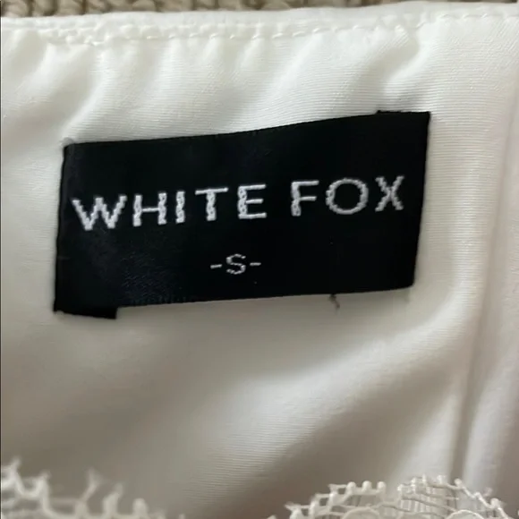White Fox Boutique White Lace Mini Dress - Picture 4 of 5